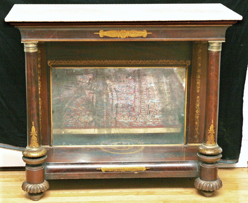 American Classical Late Federal Period Pier Table, Ca. 1825