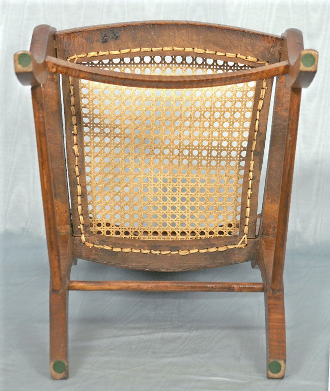 Pair of Classical Bird's Eye and Tiger Maple Side Chairs 4