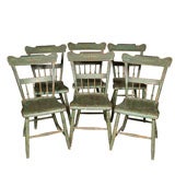 SET  OF   6  EARLY   NEW  YORK  FANCY  SIDE  CHAIRS