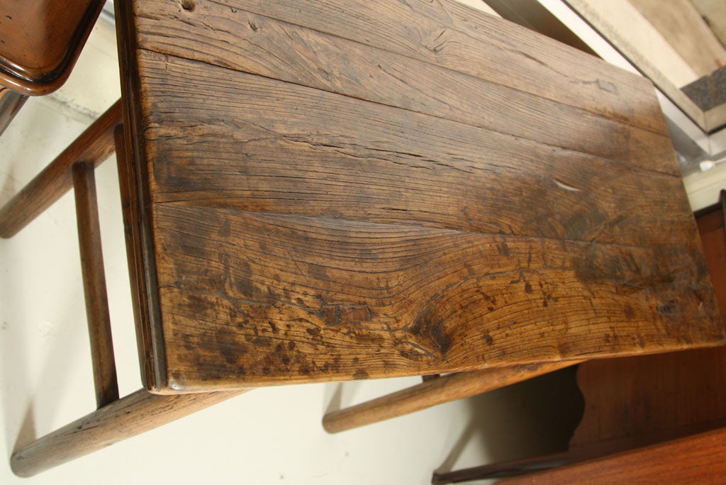 19th Century Early Chinese  Elm  Wood  Alter  Table