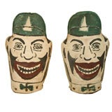 Vintage Unusual Carnival Midway Game Knock-Over Punks