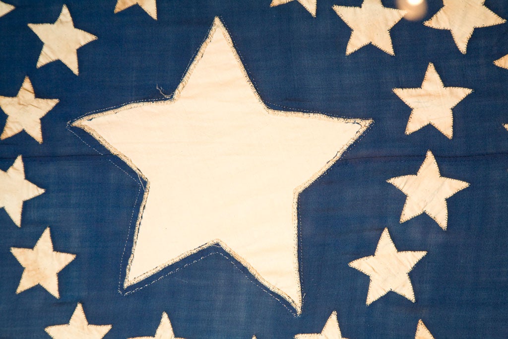 c. 1865 36 Star Great Star Pattern 6' x 9'  Flag 2