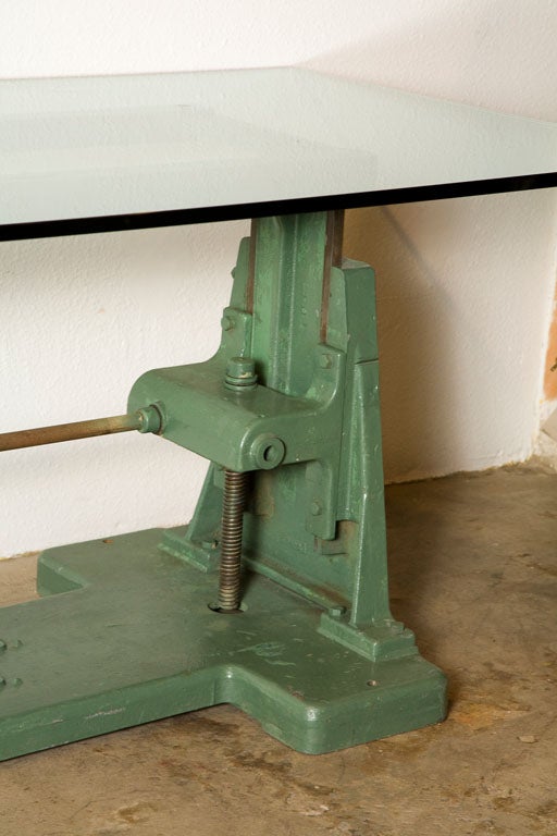 c. 1930's Wyson & Miles Industrial Base Table