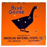 Vintage Los Angeles 'Blue Goose' Sign