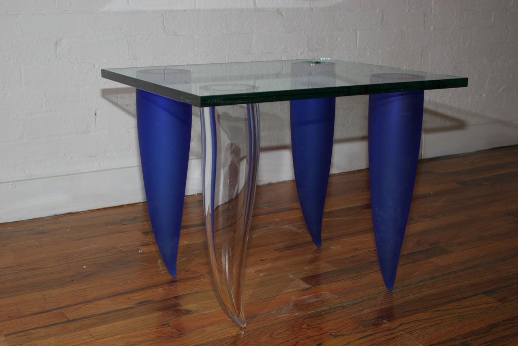 Daum Vase End Table By Phillippe Starck In Excellent Condition In Rockaway, NJ