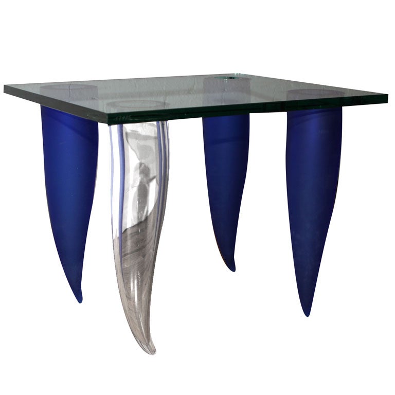 Daum Vase End Table By Phillippe Starck at 1stdibs