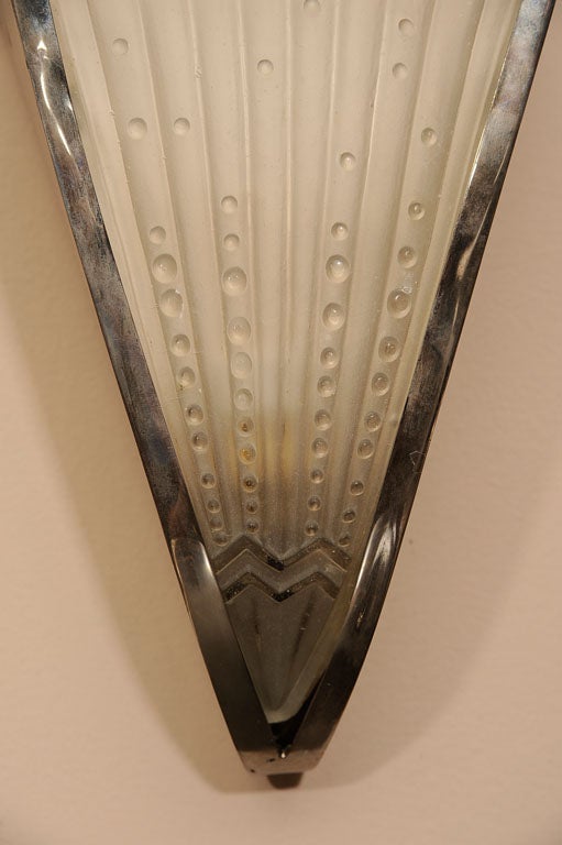 Paar Art Deco Wandleuchter