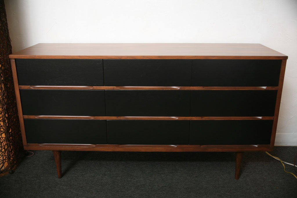 Mid-20th Century Elegant  2 Tones   Danish  Dresser