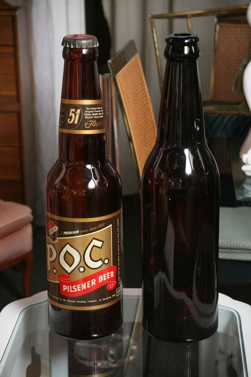 Pop Art Supersize Beer Bottles