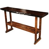 Ebony Wood Console Table
