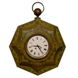 19thC FRENCH TOLE CLOCK
