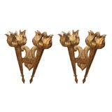 Pair Iron Sconces