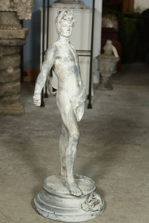 French Fine Zinc Statue of 