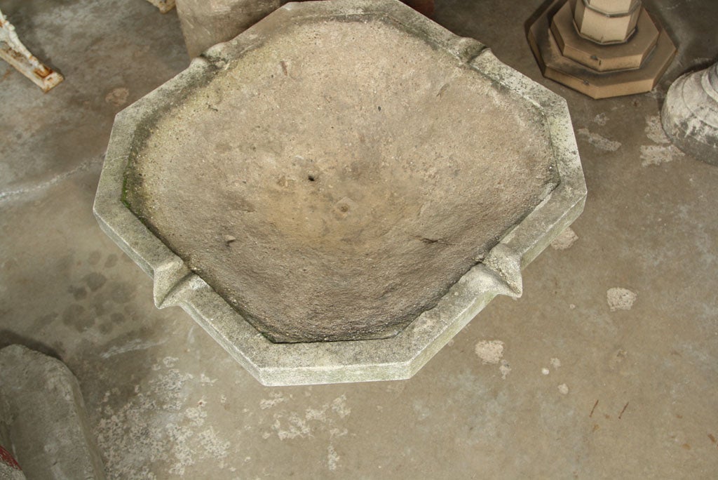 Art Deco Cast Stone Fountain/Table Base 1