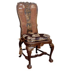 Pair of 19th Chinese Chippendale Chairs