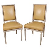 French Louis XVI style dining chairs