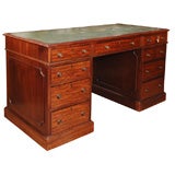 George III Pedestal Writing / Library Table