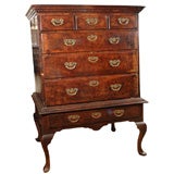 Queen Anne Mahogany Chest on Stand