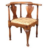 Antique George III Roundabout / Smoking Chair
