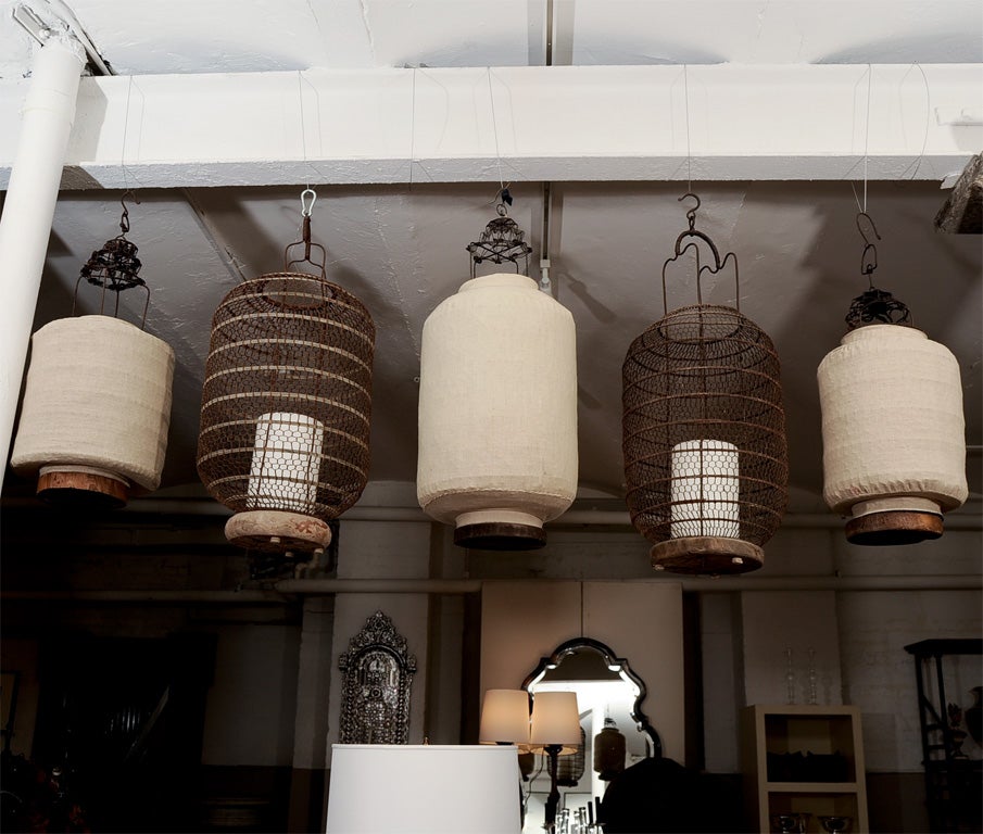 Chinese Metal Mesh Lanterns