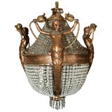 Art Nouveau Chandelier from the Metropolitan Hotel, New York