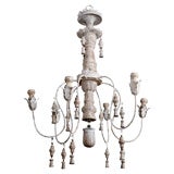 Gustavian Style Candle Chandelier