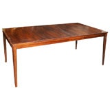 Rosewood Dining Table with Stored Leaves