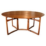 Solid Teak Console Dining Table by Hvidt & Molgaard