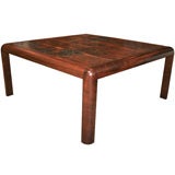 Solid Mahogany And Mesquite Coffee Table