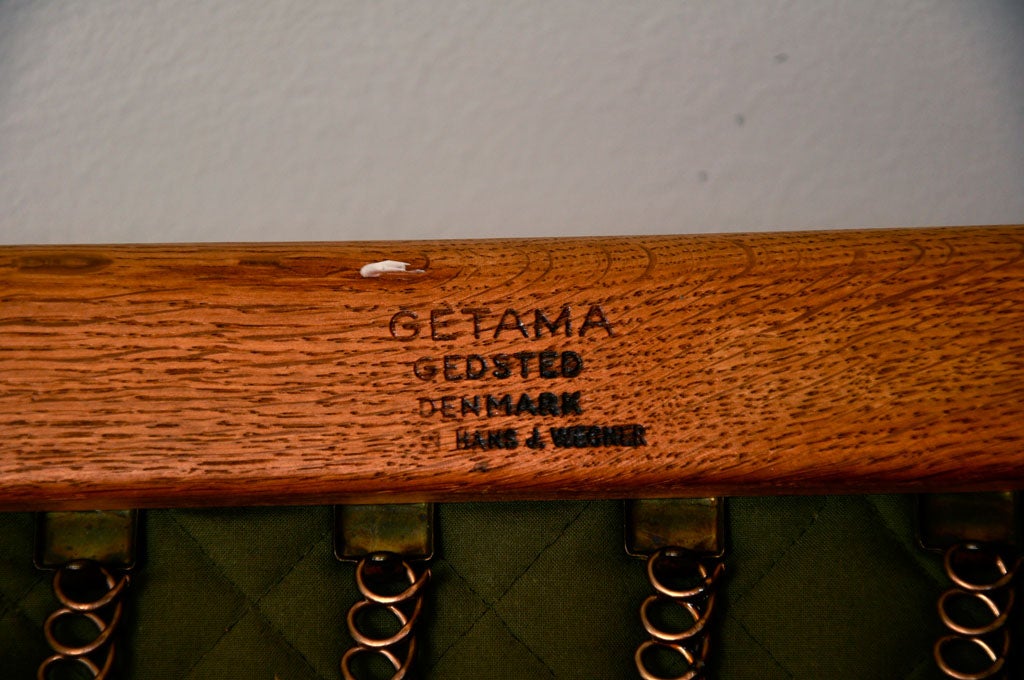 Pair of Hans Wegner for Getama Easy Chairs 5