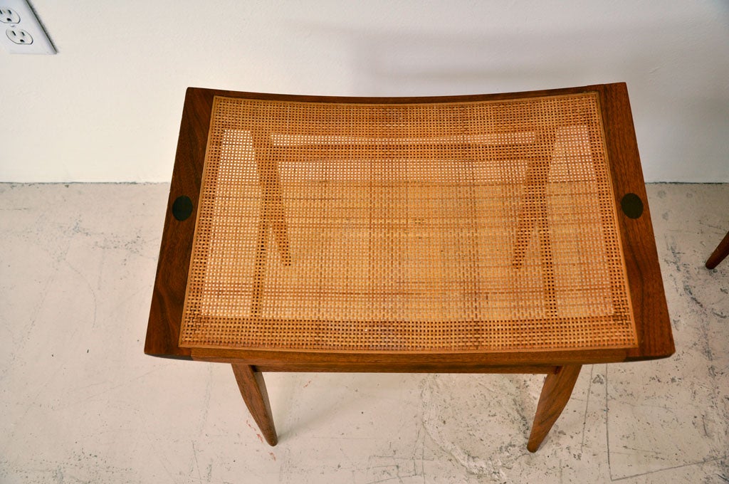 Pair Of Caned Benches 1