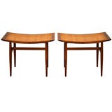 Pair Of Caned Benches