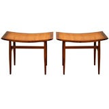 Pair Of Caned Benches