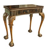 Antique JAPANNED CARD TABLE