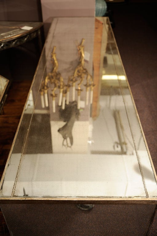 American Mid Century Mirrored Dresser by Bassett Furniture