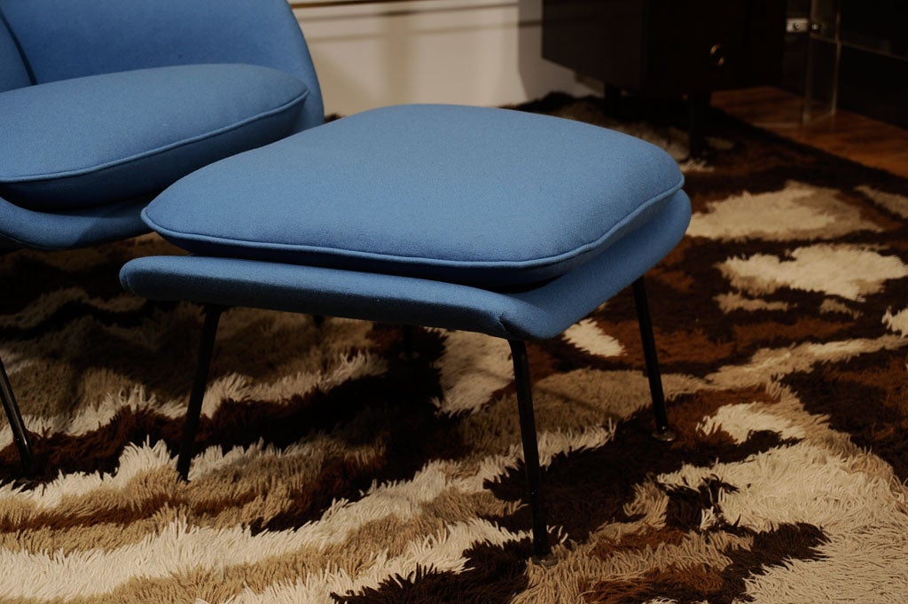 Vintage Eero Saarinen Womb Chair & Ottoman