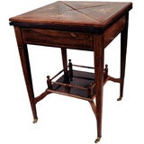 19th Century Rosewood Inlaid Game Table