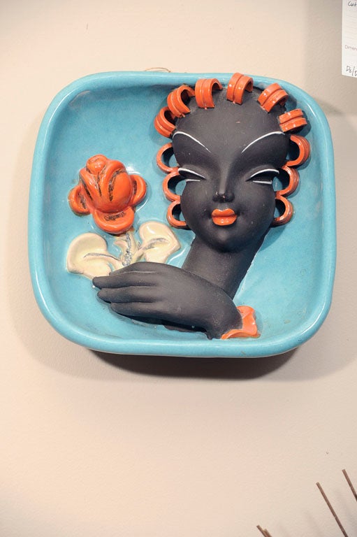 Ceramic Mask Plate by Karl Grossl 1