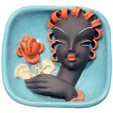 Ceramic Mask Plate by Karl Grossl