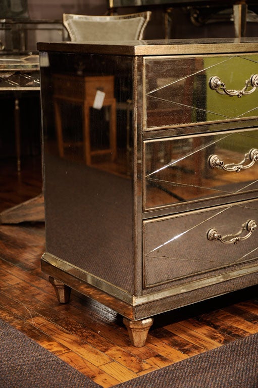 Mid Century Mirrored Dresser by Bassett Furniture at 1stDibs bassett