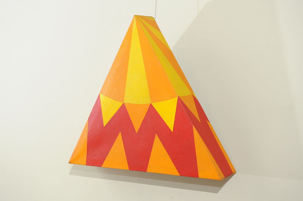 Modernist Triangle Composition Painting