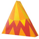 Modernist Triangle Composition Painting