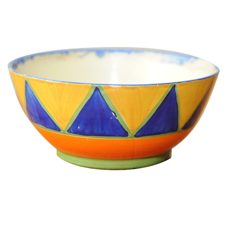 Bizarre Ware Bowl by Clarice Cliff 1899-1972