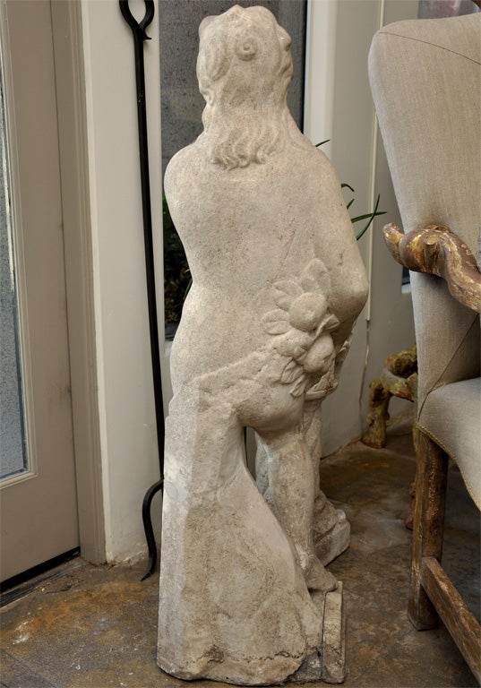 Pair 19th Century of Marble Statues For Sale 2