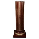 Pair of Russian Columns in Mahogany with Gold Leaf