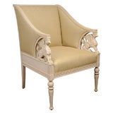 Antique Pair of Swedish Griffin Chairs
