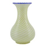Antique St. Louis Latticinio Glass Vase