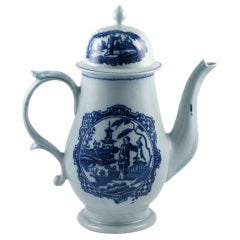 Liverpool Porcelain Teapot