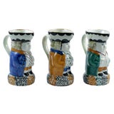 Antique English Pearlware Miniature Toby Jugs