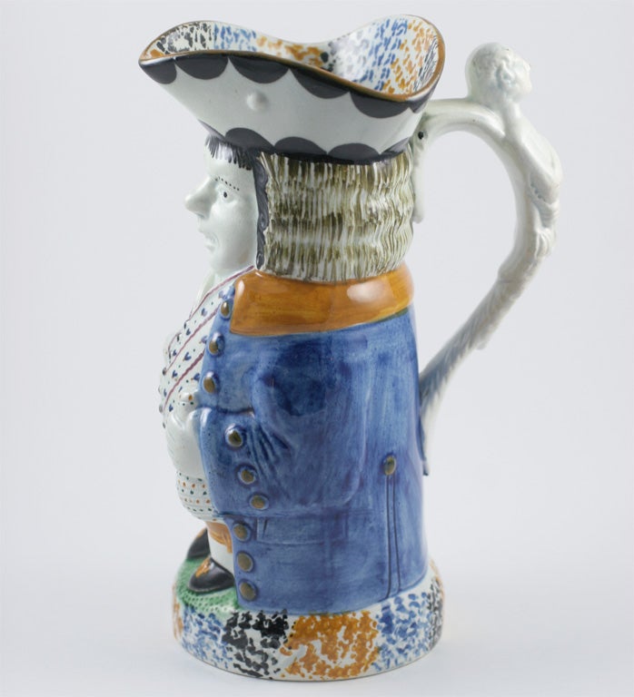 English Yorkshire Pottery Toby Jug For Sale